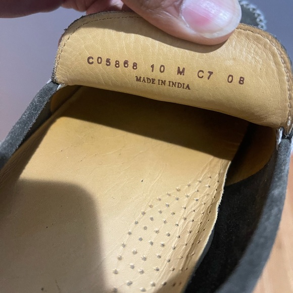 Cole Haan Driving Loafers shoes Green Sz 10 - Picture 15 of 15